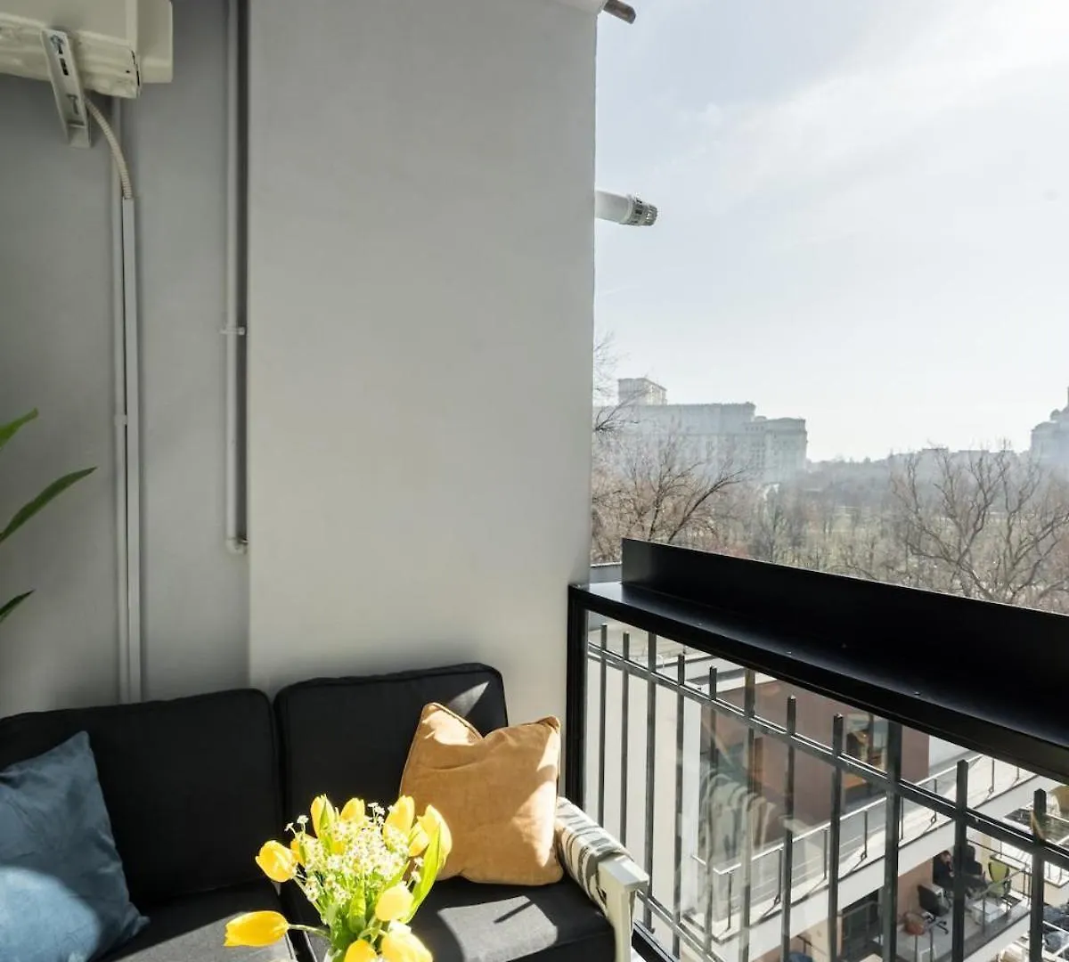 Апартаменты Stunning Views 3Br Sunny Flat - 3 Superb Balconies Бухарест